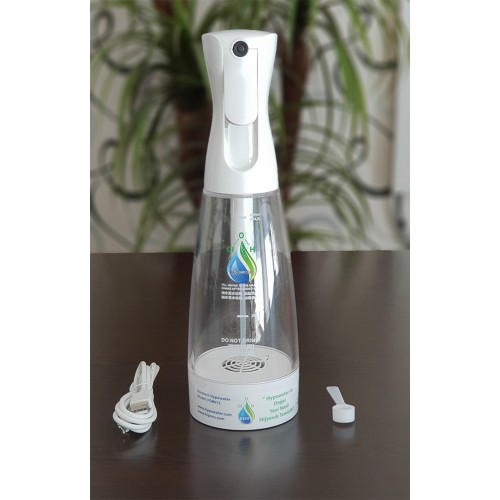 Hypowater FQB615 Taşınabilir Elektrolize Dezenfekte Edici Hijyen Su (Hipokloröz asit içerikli) Üretim Cihazı (400ml-USB besleme-Mikropartiküler sprey başlık) 