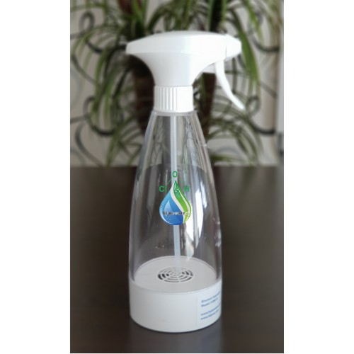 Hypowater FQB610 Taşınabilir Elektrolize Dezenfekte Edici Hijyen Su (Hipokloröz asit içerikli) Üretim Cihazı (400ml-USB besleme-Tetikleme sprey başlık)